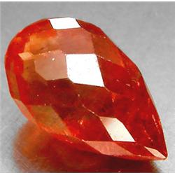 2.51ct RARE Briolette Cut Orange Padparascha Sapphire VS RETAIL $2650 (GEM-7149)
