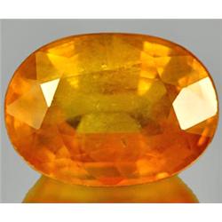 1.56ct RARE Magically Natural Orange Yellow Sapphire Gem VS RETAIL $1350 (GEM-7027)