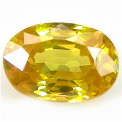 1.1ct RARE Ravishing Yellow Sapphire Ceylon VS RETAIL $1150 (GEM-4552)