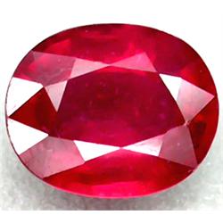 3.64ct RARE Good Quality Top Ruby Madagascar Oval Flashing CLEAR RETAIL $1500 (GEM-4982)