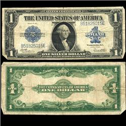 1923 Scarce Large Size $1 Silver Cert. Better Grade (COI-4109)