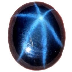 6.1ct RARE Nice 6 Rays Blue Star Sapphire (GEM-8104B)
