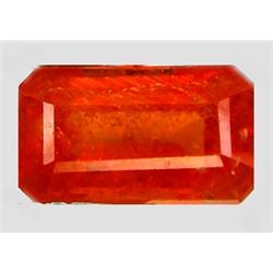 2.27ct RARE  Oct RAREagon Orange Red Padparascha Sapphire VS (GEM-8257)