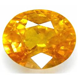.9ct RARE  Oval Cut Top AAA Yellow Sapphire VS (GEM-8343A)