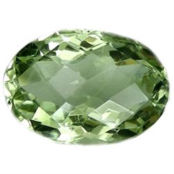 10.90ct RARE Fantastic Oval Checkerboard Green Amethyst VVS (GEM-8934)