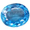 Image 1 : 41.20ct RARE  Exceptional Oval Sky Blue Quartz FLAWLESS (GEM-8965)