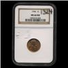 Image 3 : 1944 US Lincoln Cent Gem+ MS66 Red NGC (COI-1324)