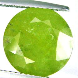 8.70ct RARE  Dazzling AAA Horsetail Green Demantoid Garnet (GEM-8153)