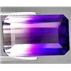 Image 1 : 19.35ct RARE  Astounding Emerald Bi Color Ametrine FLAWLESS (GEM-8973)