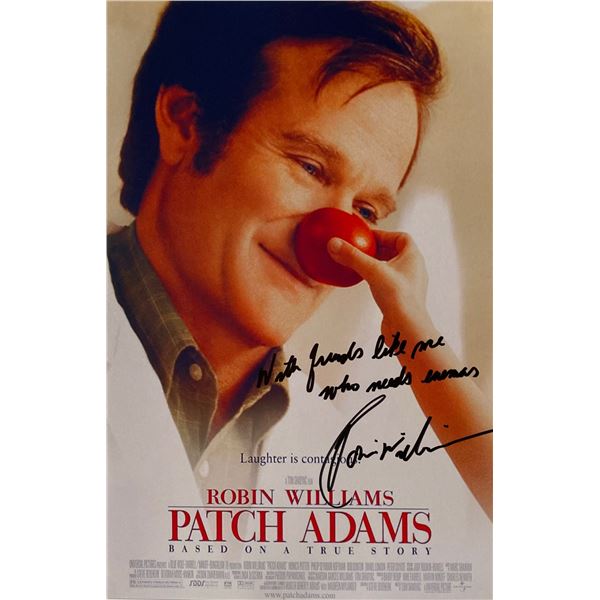 Autograph Signed Patch Adams Photo