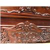 Image 5 : Opulent Hand Carved Wood Bed (Headboard, Footboard, Rails)