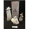 Image 3 : 3 Lladro Figurines – Swan, Shakespeare & Nuns
