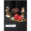 Image 1 : Lilliput Lane Gulliver Figurine, 2 Goebel Little Boy Figurines & Encompass Fox Figurine
