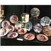 Image 1 : Lg Selection of Authentic Decorative Plate – 8 Native Beauty by Lee Bogle (1 cracked), 3 Call of the