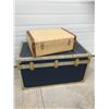 Image 4 : Antique Cedar Trunk (Navy Colour) and Suitcase