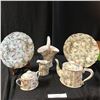 Image 1 : Asst Porcelain Plates, Teapot, Candy Dish by Baum Bros