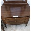 Image 2 : 2 Drawer Vanity Mirror/Table & Antique Rocking Chair (Oak)