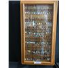 Image 1 : Huge Selection of Teaspoons in Wood & Glass Case