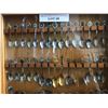 Image 5 : Huge Selection of Teaspoons in Wood & Glass Case