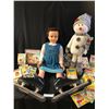 Image 1 : Magnum Hockey Skates, Wendy Walker Doll, Large Snowman, Asst Comics & Books incl Archie, Casper, Hea