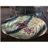 Image 7 : Large Murano Hand-blown Glass Bowls & Vase, Butterfly Bowl & 2 Glass Bottles