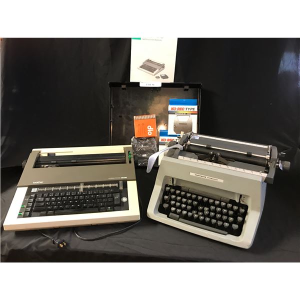 Brother CE-40 Typewriter, Underwood Typemaster & Ko.Rec Type Cartridges