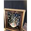 Image 8 : Large Selection of Shell Pictures (2 w Bubble Glass), Framed Porcelain Medallions & Vintage Carved W