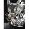 Image 7 : 2 Carnival Glass Plates & Huge Variety of Crystal
