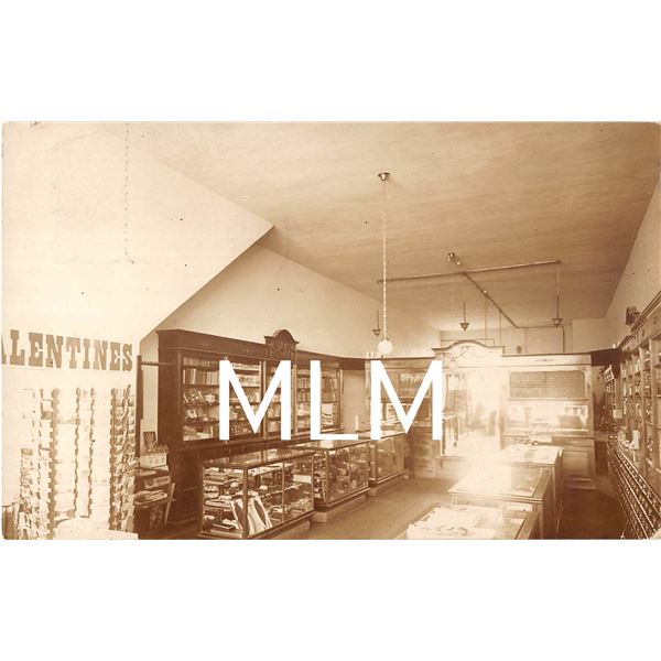 Store Interior Postcard Racks Creswel Photo Postcard