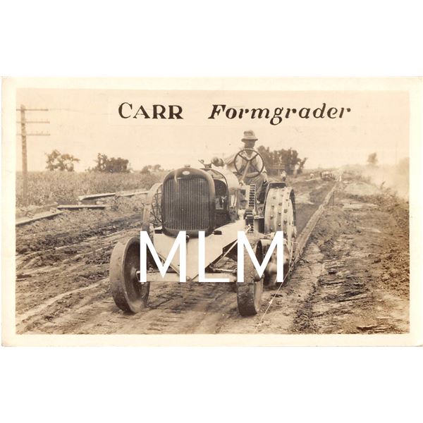 Carr Formgrader Larson Construction Co. of Des Moines, Iowa Photo PC