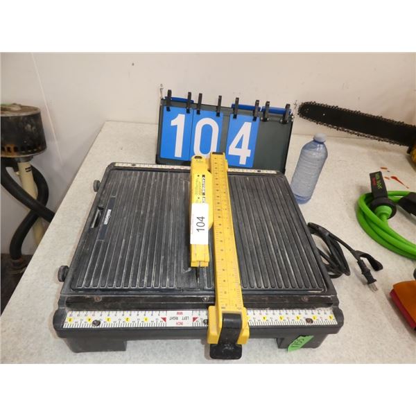 Mastercraft tile cutter