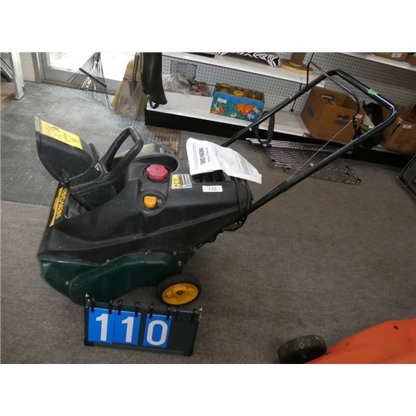 Yard-Man single-stage snow thrower 2N1C series