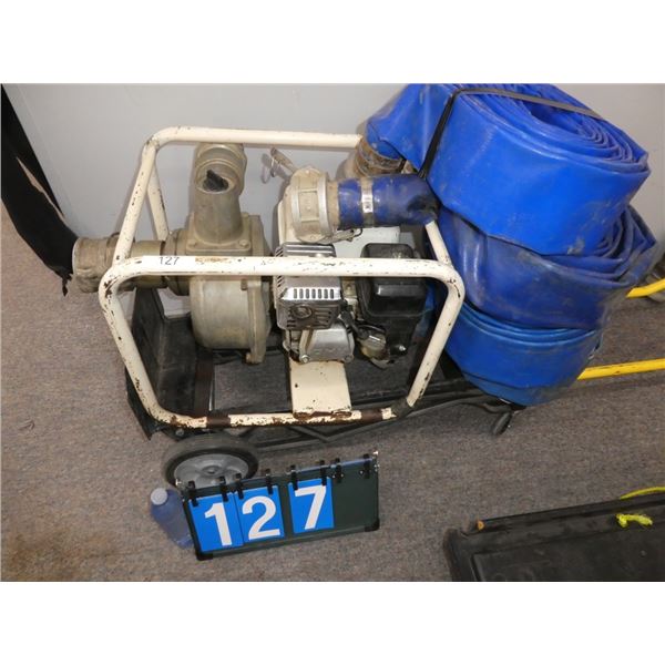 3" Gas Power Water Pump With Hose & Suction hose