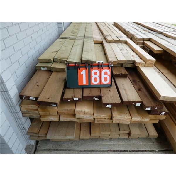 Large Bundle of Lumber Consisting