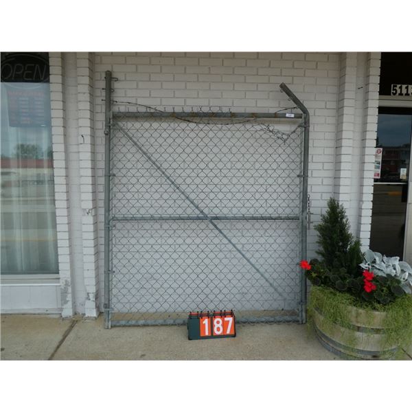 Chain Link Fence Gate 68" Wide 72" High