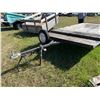 Image 2 : 10 ft Deck Trailer with Spare Tire and Tandem Anxle