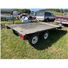 Image 6 : 10 ft Deck Trailer with Spare Tire and Tandem Anxle
