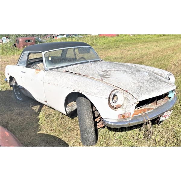 1972 MG Midget, Removable Fiberglass hard Top