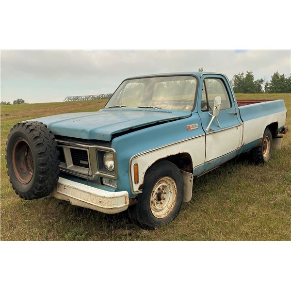 1973 GMC 3/4 ton, 2 wheel drive, 350 4 speed