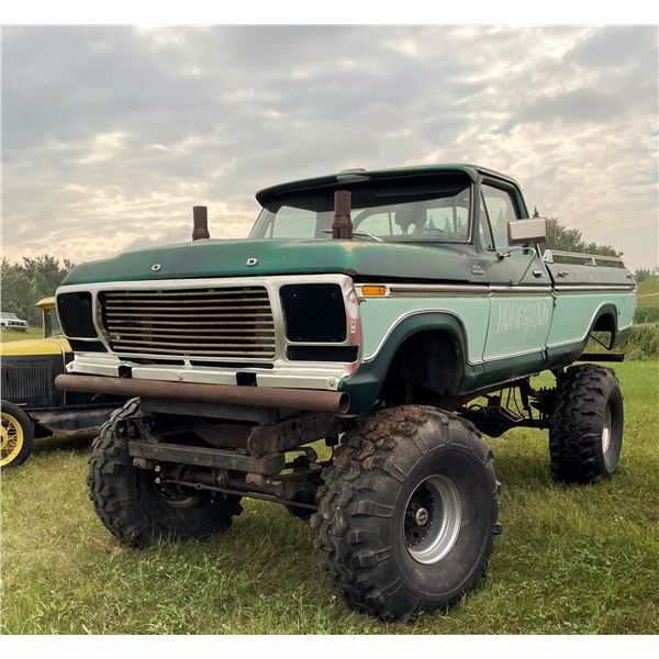 1979 Ford 3/4 ton, 4x4, 390 automatic, HUGE Horse Power. 44  Tires , HAS A RESERVE