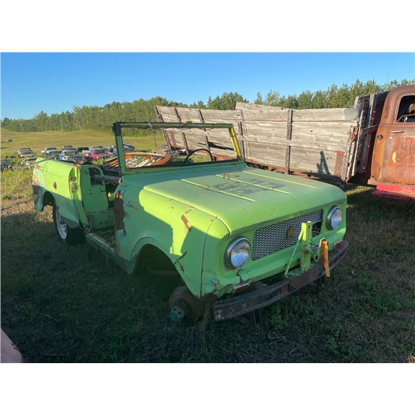 1966 International Scout, 4 cylinder, standard, 4 x 4