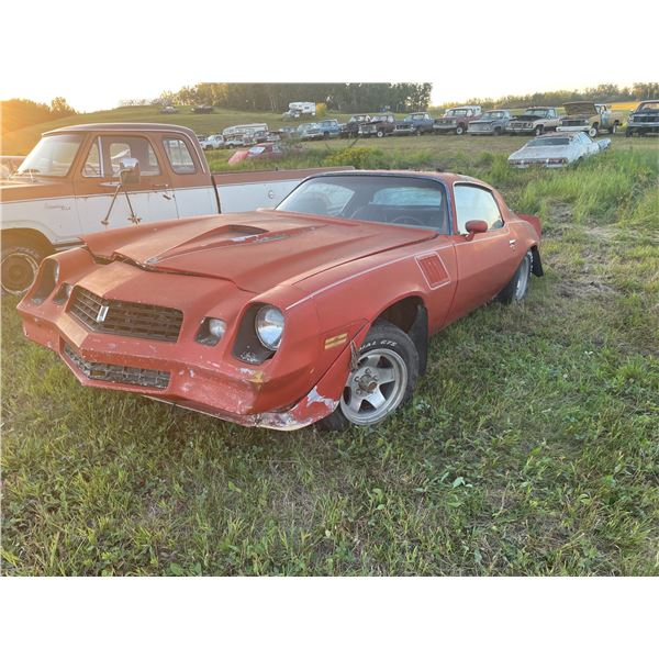 1978 Camaro, no motor, no transmission