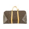 Image 1 : Louis Vuitton Brown Monogram Canvas Leather Keepall 50 cm Duffle Bag Luggage