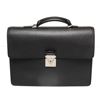 Image 1 : Louis Vuitton Black Taiga Leather Robusto Briefcase Bag