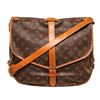 Image 1 : Louis Vuitton Brown Monogram Canvas Saumur 30cm Crossbody Bag