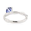 Image 3 : 1.90 ctw Sapphire and Diamond Ring - 14KT White Gold