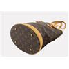 Image 2 : Louis Vuitton Brown Monogram Canvas Leather Petit Bucket PM Bag