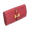 Image 2 : Louis Vuitton Red Suhali Leather Le Favori Wallet