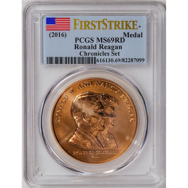 2016 Ronald Reagan Chronicles Set Gold Coin PCGS MS69RD
