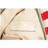 Image 8 : Chanel Red White Stripe Canvas Half Moon Shoulder Bag